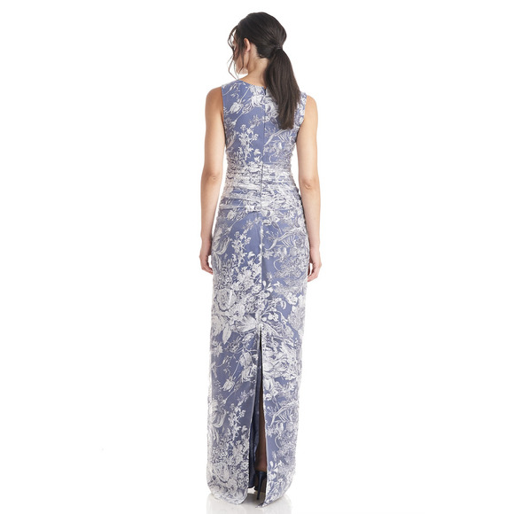 NWT JS Collections Maddison V-Neck Column Gown Size 12 - Picture 2 of 16